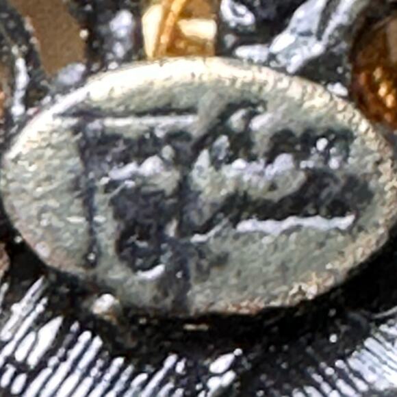 Tortolani Crislu VTG Crystals Beads Costume signed Necklace Makers Mark goldtone - Picture 3 of 16